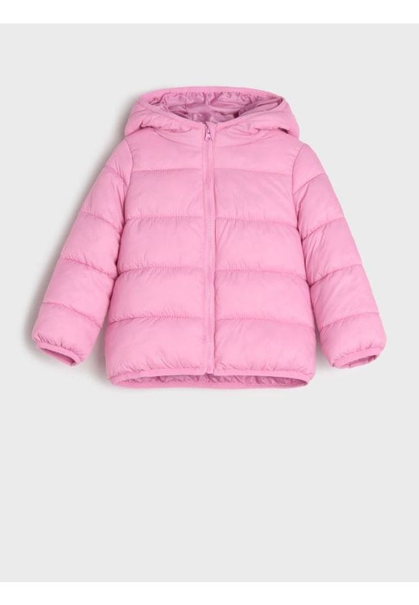 Sinsay - Kurtka pikowana - różowy. Kolor: różowy