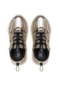 Steve Madden Sneakersy Spectator SM11002961 Złoty. Kolor: złoty. Materiał: skóra