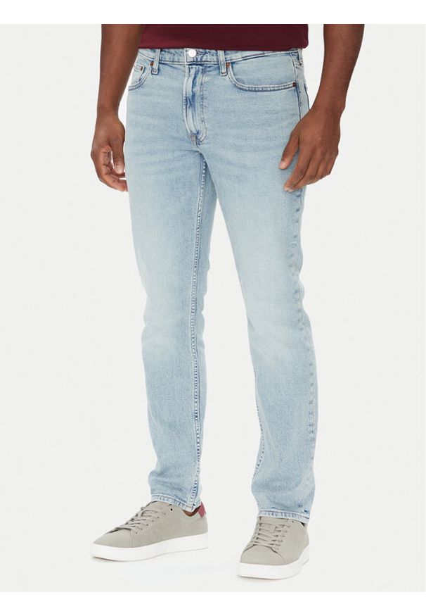 Calvin Klein Jeans Jeansy LV04RB736G Niebieski Slim Fit. Kolor: niebieski