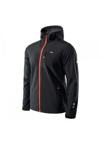 Męska kurtka Elbrus Iver softshell rozmiar XL. Kolor: czarny. Materiał: syntetyk