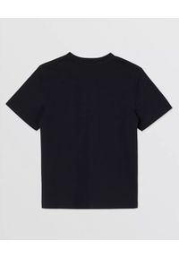 BURBERRY CHILDREN - Czarny t-shirt 4-14 lat. Okazja: na co dzień. Kolor: czarny. Materiał: bawełna. Wzór: nadruk. Sezon: lato. Styl: casual #4