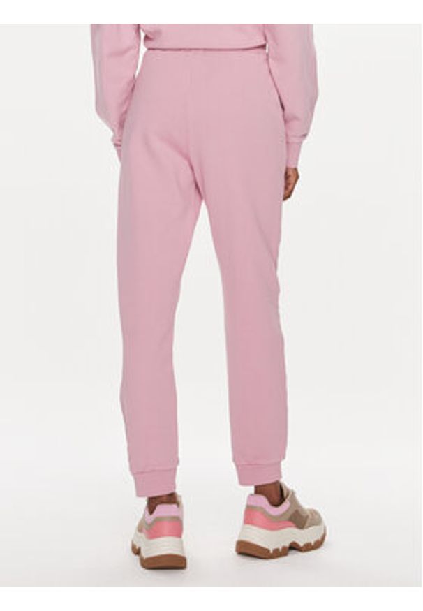 Pinko Spodnie dresowe Carico 100371 A1N7 Różowy Regular Fit. Kolor: różowy. Materiał: bawełna