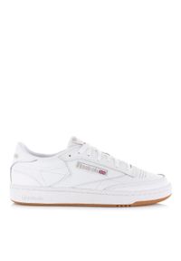 Buty do chodzenia damskie Reebok Club C 85. Zapięcie: sznurówki. Kolor: biały. Materiał: syntetyk, materiał. Szerokość cholewki: normalna. Model: Reebok Club. Sport: turystyka piesza