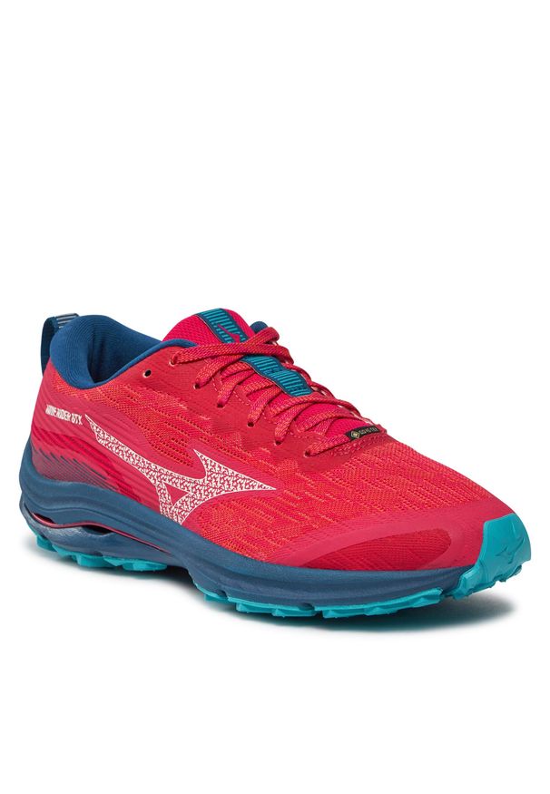 Buty Mizuno Wave Rider Gtx J1GD2279 Jazzy/Blueopal/Bluebird 22. Kolor: czerwony. Model: Mizuno Wave