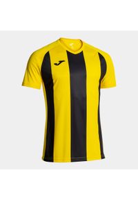 Koszulka męska Joma Inter IV Żółto-Czarna 3XS. Kolor: żółty, czarny, wielokolorowy. Materiał: poliester. Sport: piłka nożna #1