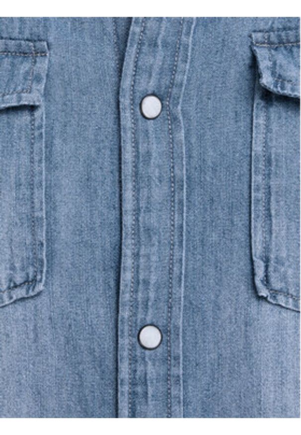 Jack & Jones - Jack&Jones Koszula Sheridan 12138115 Niebieski Slim Fit. Kolor: niebieski. Materiał: bawełna