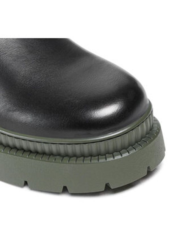 Jenny Fairy Sztyblety HZ0110-01 Czarny. Kolor: czarny. Materiał: skóra