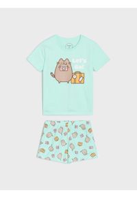 Sinsay - Piżama dwuczęściowa Pusheen the Cat - zielony. Kolor: zielony