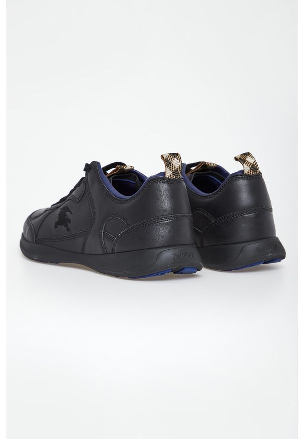 Burberry - Sneakersy męskie skórzane BURBERRY. Materiał: skóra