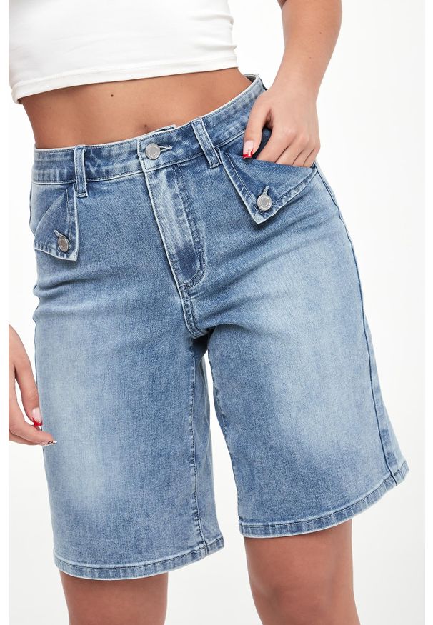 Joseph Ribkoff - Bermudy damskie jeansowe JOSEPH RIBKOFF. Materiał: jeans