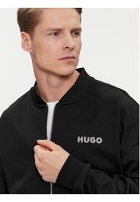 Hugo Bluza 50509978 Czarny Oversize. Kolor: czarny. Materiał: bawełna #4