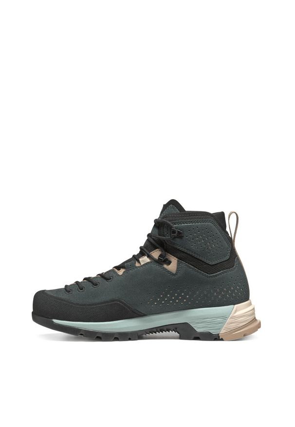 TECNICA - Damskie buty trekkingowe Tecnica Sulfur GTX. Kolor: niebieski, zielony, wielokolorowy. Styl: sportowy