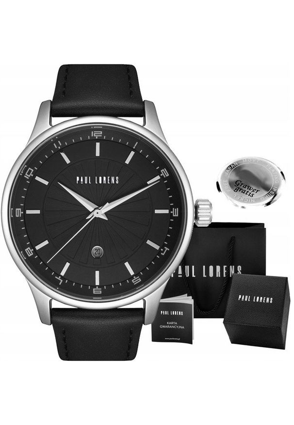 Zegarek męski Paul Lorens DAVRES-1A1 Z GRAWEREM