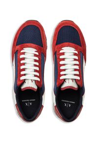 Sneakersy męskie czerwone Armani Exchange XUX083 XV263 K739. Kolor: czerwony #4