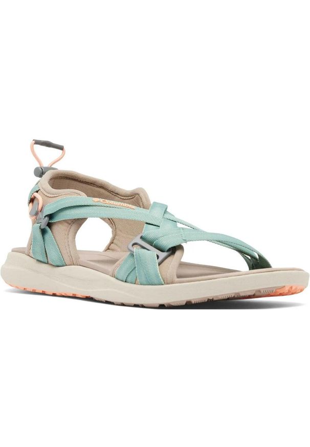 columbia - Sandały Lifestyle Damskie Columbia Sandal. Kolor: zielony