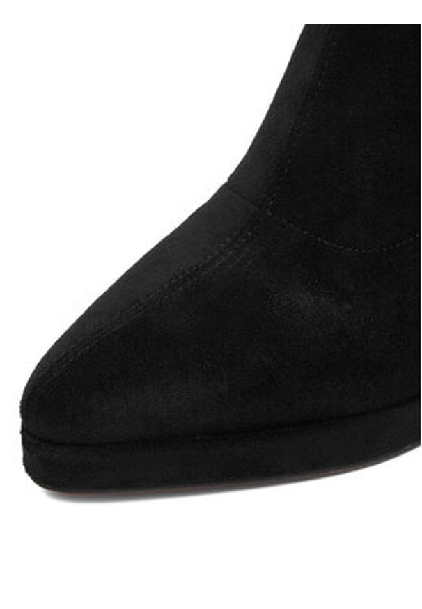 Nine West Kozaki CEO-DALAL-01 Czarny. Kolor: czarny. Materiał: materiał