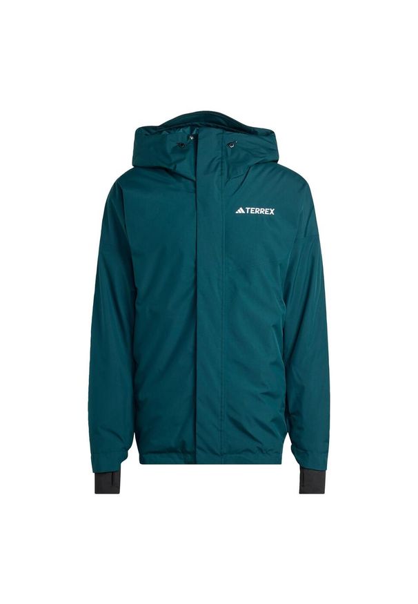 Adidas - Kurtka Terrex Multi 2L Rain.Rdy Insulated. Kolor: zielony. Sport: snowboard, turystyka piesza, narciarstwo