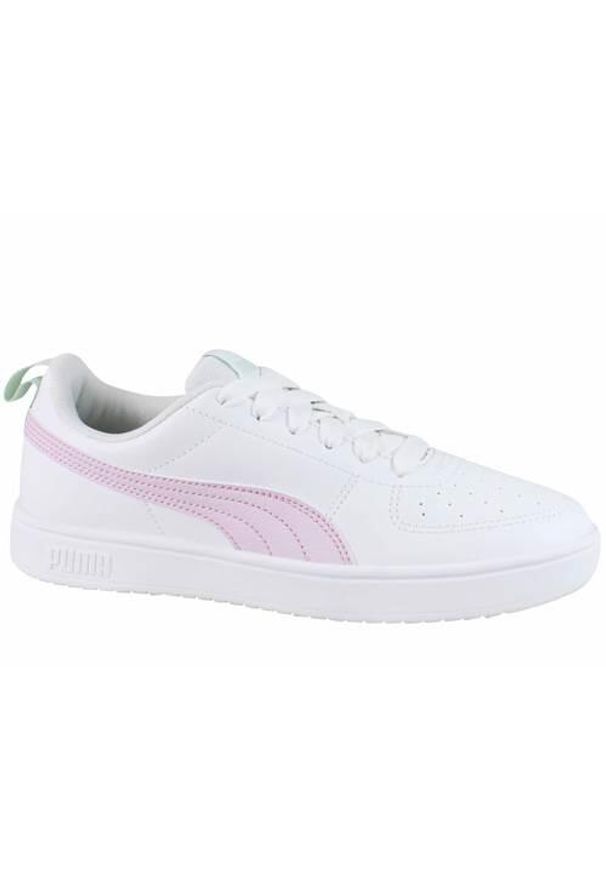 Buty do chodzenia damskie Puma Rickie Jr. Kolor: biały. Materiał: materiał, syntetyk. Sport: turystyka piesza