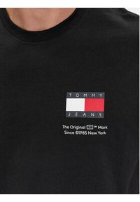 Tommy Jeans T-Shirt Tjm Slim Essential Flag Tee Ext DM0DM18263 Czarny Slim Fit. Kolor: czarny. Materiał: bawełna #6