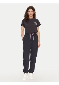 only - ONLY Spodnie dresowe Noomi 15316153 Granatowy Regular Fit. Kolor: niebieski. Materiał: bawełna