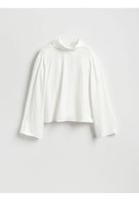 Reserved - Bluzka z wiskozy - złamana biel. Materiał: wiskoza #1
