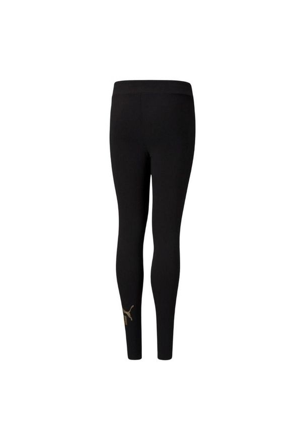 Puma - Legginsy Dziecięce Logo ESS. Kolor: czarny
