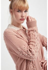 Elisabetta Franchi - Kardigan damski wełniany ELISABETTA FRANCHI. Materiał: wełna #6