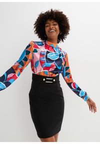 bonprix - Sukienka z bluzką. Kolor: niebieski. Styl: elegancki #1