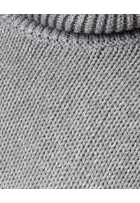 ONETEASPOON - Sweter z błyszczącą nicią. Okazja: na co dzień, do domu. Typ kołnierza: golf. Kolor: szary. Materiał: bawełna. Sezon: zima, jesień. Styl: casual #5