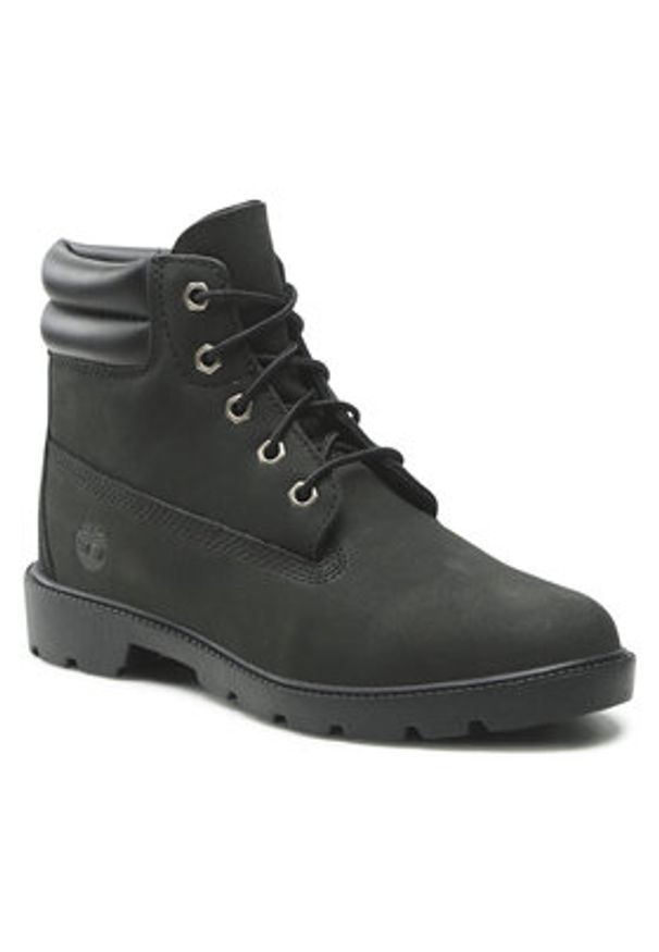 Timberland Trapery 6 In Basic Boot TB0A2MBJ0011 Czarny. Kolor: czarny. Materiał: skóra, nubuk