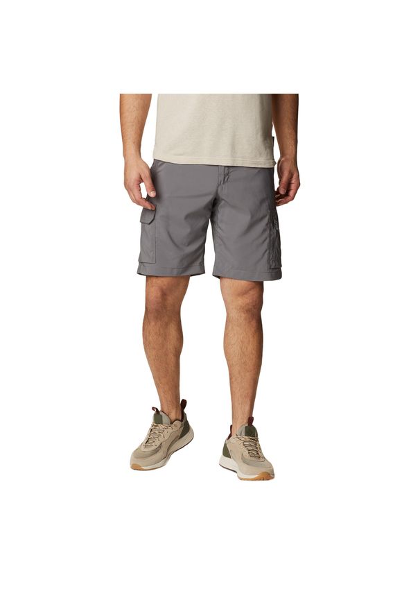 columbia - Spodenki trekkingowe męskie Columbia Silver Ridge Utility Cargo. Kolor: szary. Sport: turystyka piesza