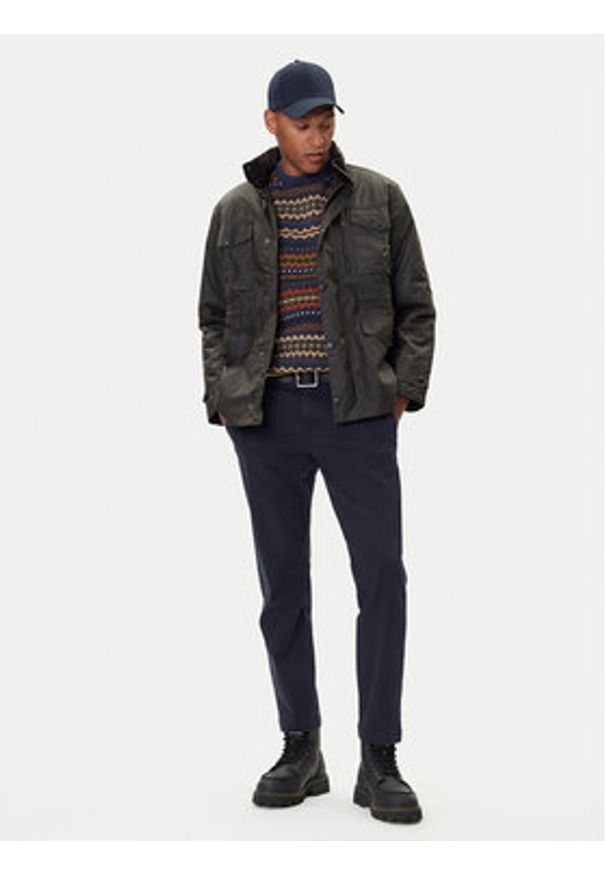 Barbour Kurtka przejściowa Sapper MWX0020OL71 Khaki Regular Fit. Kolor: brązowy. Materiał: bawełna