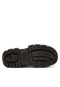 NEW ROCK Botki M-OVERZTANK001-C1 Czarny. Kolor: czarny. Materiał: skóra. Styl: rockowy #5