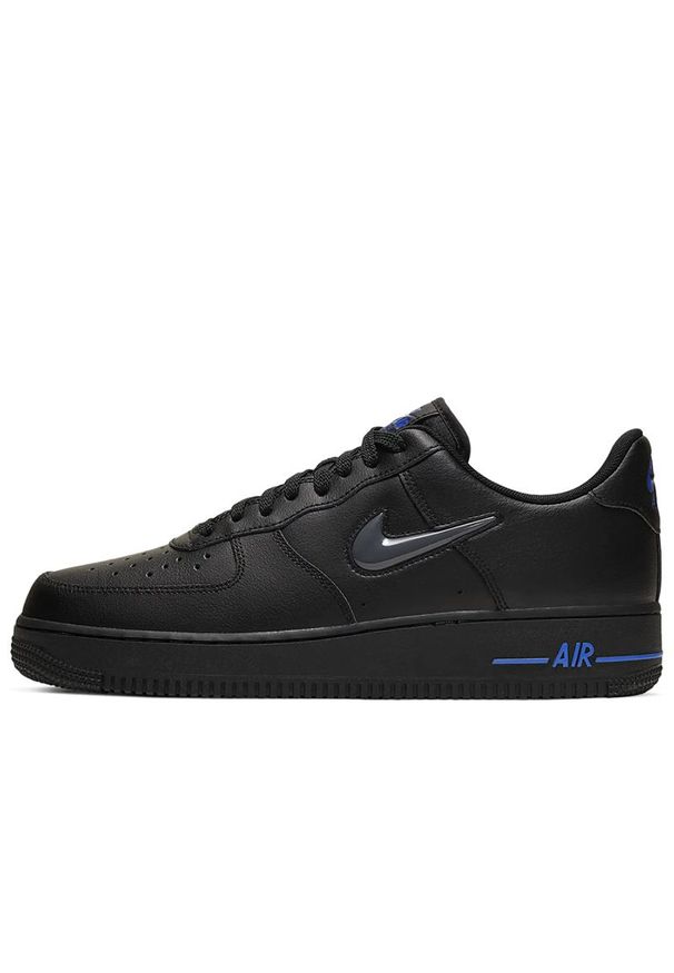 Buty Nike Air Force 1 Jewel CT3438-002 - czarne. Zapięcie: sznurówki. Kolor: czarny. Materiał: skóra. Szerokość cholewki: normalna. Model: Nike Air Force