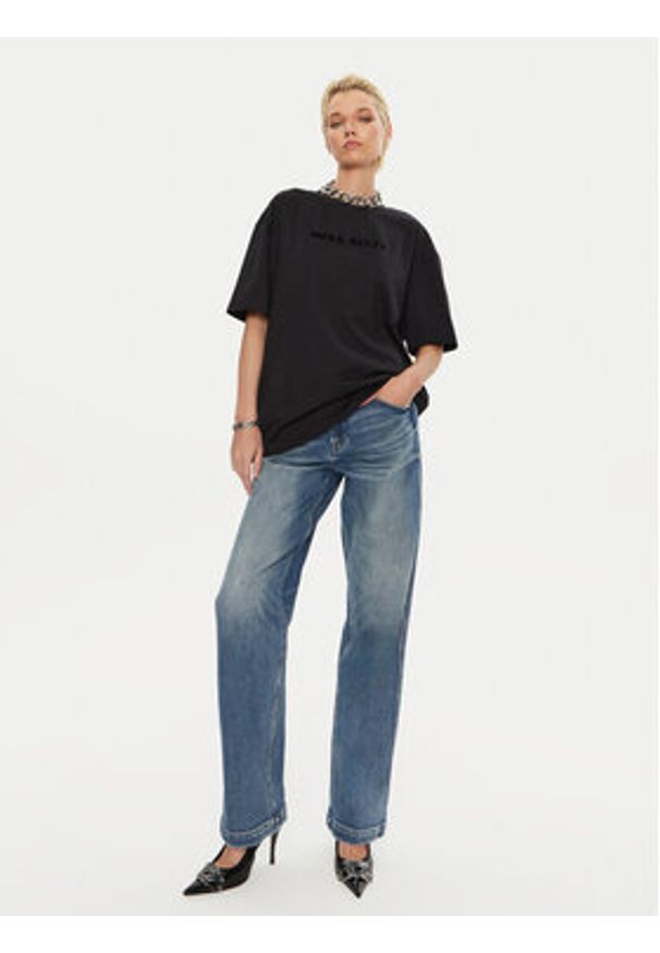 Miss Sixty T-Shirt 6L2SJ2120000 Czarny Relaxed Fit. Kolor: czarny. Materiał: bawełna