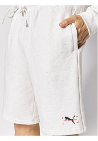 Puma Szorty sportowe RE:Collection 533957 Biały Regular Fit. Kolor: biały. Materiał: bawełna. Styl: sportowy