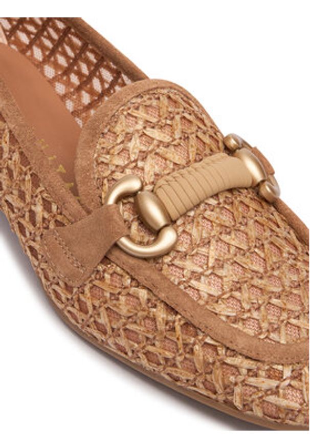 Hispanitas Mokasyny RHV264828 C002 Beżowy. Kolor: beżowy. Materiał: skóra