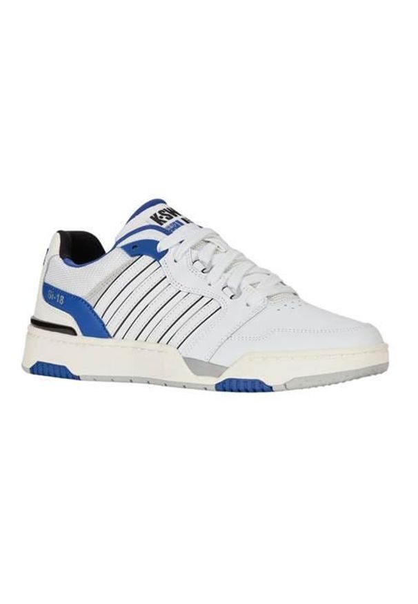 Buty do tenisa męskie K-Swiss Rival. Kolor: biały. Materiał: syntetyk, skóra, materiał. Szerokość cholewki: normalna. Sport: tenis
