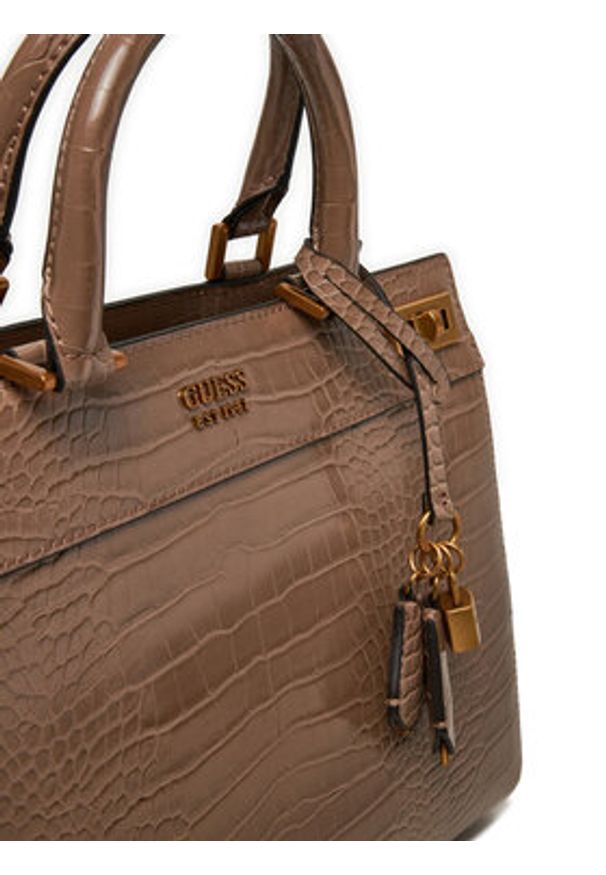 Guess Torebka Katey Croc (CB) HWCB84 94270 Brązowy. Kolor: brązowy. Materiał: skórzane