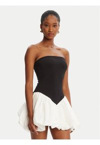 BARDOT Sukienka koktajlowa Vega Strapless 59903DB Czarny Slim Fit. Kolor: czarny. Materiał: syntetyk. Styl: wizytowy