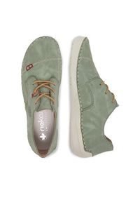 Rieker Półbuty 52528-52 Zielony. Kolor: zielony. Materiał: materiał #3