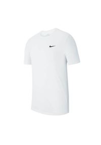 Koszulka sportowa męska Nike Dry Tee Crew Solid. Kolor: biały, niebieski, wielokolorowy. Długość rękawa: krótki rękaw. Długość: krótkie. Sport: fitness #1