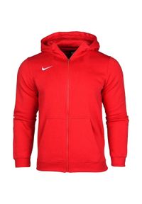 Bluza sportowa dla dzieci Nike Park 20 Fleece Full-Zip Hoodie. Kolor: czerwony