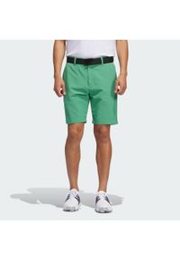 Adidas - Ultimate365 8.5-Inch Golf Shorts. Kolor: zielony. Materiał: materiał. Sport: golf #1