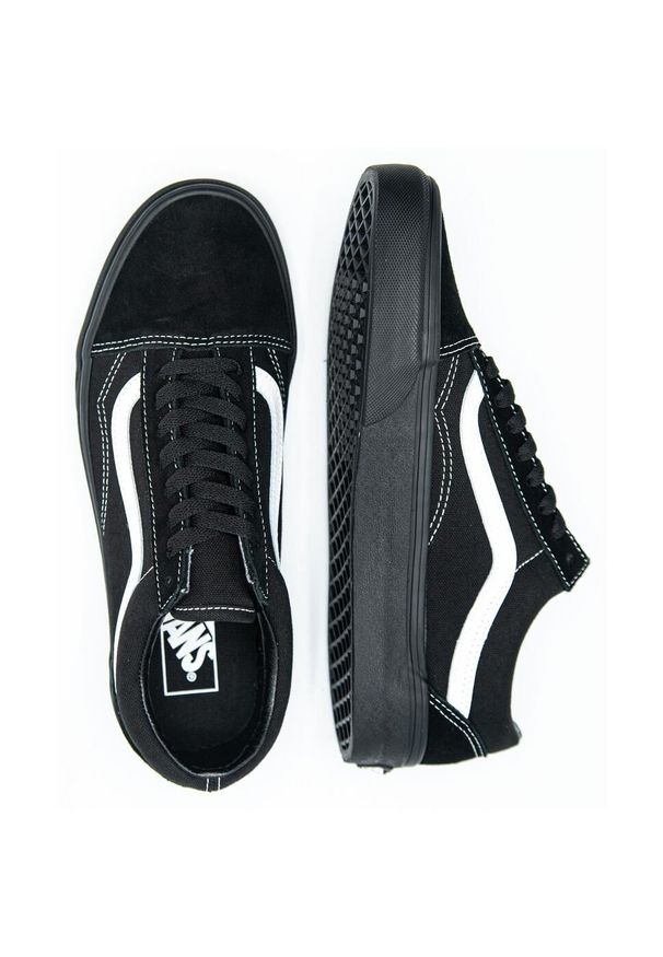 Trampki Vans Old Skool, Dla obu płci. Kolor: czarny. Materiał: zamsz, materiał. Model: Vans Old Skool. Sport: skateboard