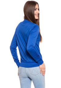 Wrangler - BLUZA WRANGLER DAMSKA B&Y NYLON SWEAT NAUTICAL BLUE W608RDZV2. Kolor: niebieski. Materiał: nylon #5