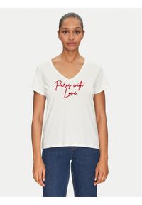 Morgan T-Shirt 251-DSAILOR Biały Relaxed Fit. Kolor: biały. Materiał: bawełna #1