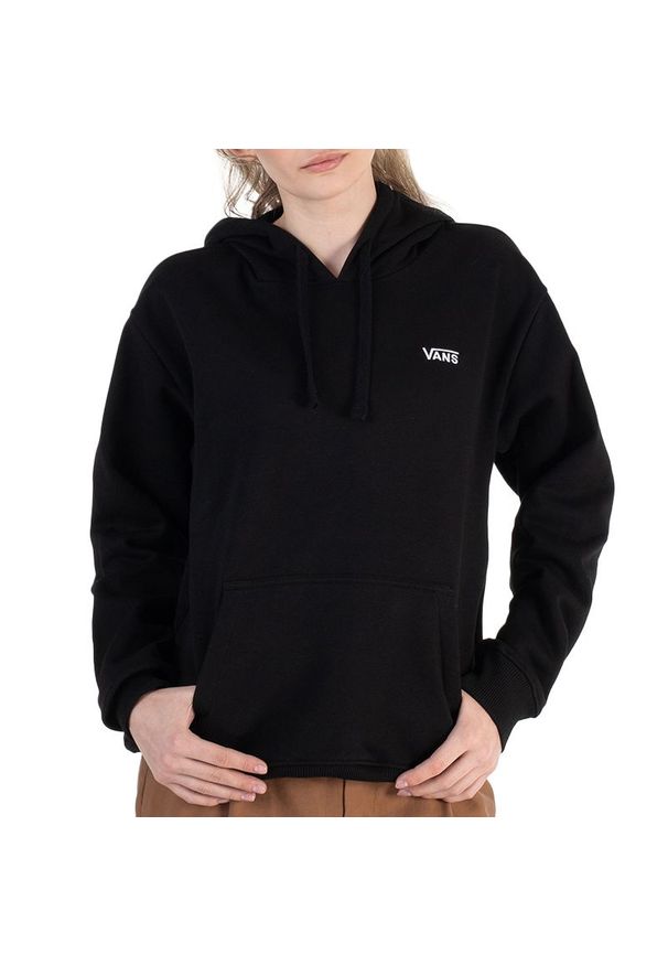 Bluza Vans Flying V BFF Hoodie VN00046YBLK1 - czarna. Typ kołnierza: kaptur. Kolor: czarny. Materiał: bawełna. Styl: klasyczny