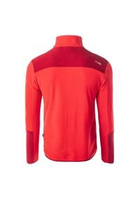 Elbrus - Damska Bluza Polarowa Cari Logo Polartech Fleece Jacket. Kolor: czerwony. Materiał: polar. Sezon: zima. Sport: turystyka piesza