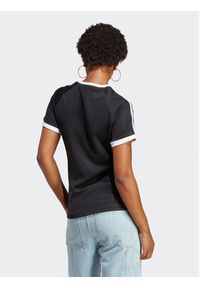 Adidas - adidas T-Shirt adicolor Classics 3-Stripes IB7438 Czarny Slim Fit. Kolor: czarny. Materiał: syntetyk #4